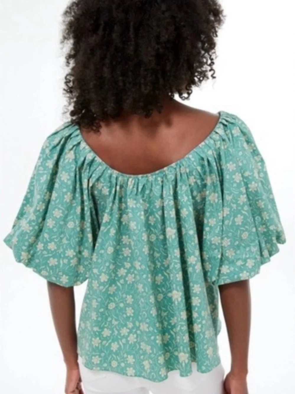 Tuckernuck Hyacinth House Emmy Cotton Floral Blouse New Small